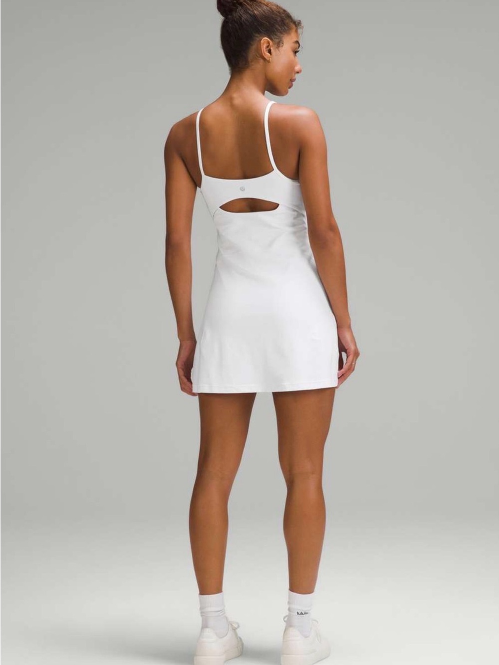 lululemon athletica White Spaghetti-Strap Mini Dress